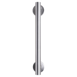 Metlex Callisto 35mm Stainless Steel Grab Rail - 450mm Length - Brushed Stainless Steel