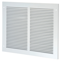 Lorient Vent Cover Grille - 350 x 300mm to suit Transfer Vent 300 x 250mm - Satin Silver