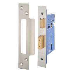 Altro Architectural 3 Lever Sashlock - 65mm Case - 44mm Backset - Satin Stainless Steel