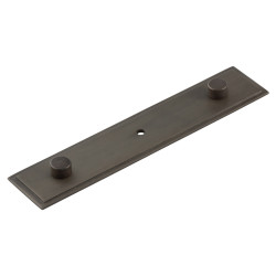 Frelan Hoxton Rushton Cabinet Knob Backplate Only - 140 x 30mm - Dark Bronze