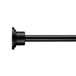 Croydex Stick 'n' Lock Premium Shower Rail - Telescopic Rod - 1295-2298mm Length - Matt Black