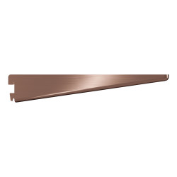 Rothley Twin Slot Shelf Bracket - 270mm Length - Antique Copper