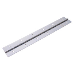 Altro Heavy Mild Steel Continuous Piano Hinge - 2134 x 50 x 1.2mm - Zinc Plated