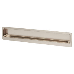 Altro Alton Rectangular Flush Cabinet Pull Handle - 177 x 33mm - Satin Nickel