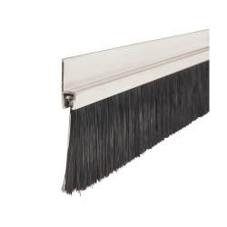Brush Strip - H5.45 - 3000mm Length - Brush Size 45mm - Satin Aluminium
