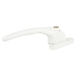 Yale uPVC Offset Espagnolette Locking Multipoint Window Handle - Left Hand - White
