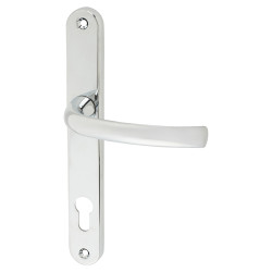 Arrone AR7550 uPVC Multipoint Door Handle - 92mm c/c - 70mm door - Polished Chrome