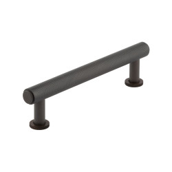 Burlington by Frelan Piccadilly 15mm Knurled T-Bar Cabinet Pull Handle - 128mm c/c - Dark Bronze