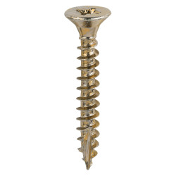 TIMCO Classic Pozi Countersunk Wood Screws - 5.0 x 35mm - Yellow Zinc - Pack of 200