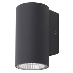 Hampstead 3W LED Outdoor Up or Down Wall Light - IP65 - 3000K Warm White - Anthracite
