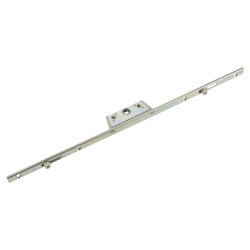 Avocet Slim U-Rail Offset Espagnolette uPVC Window Lock - 400mm Length - 20mm Backset - 6mm Cam