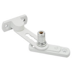 Yale Child Safety Window Restrictor - 85 x 70 x 18mm - White - Pack of 2 with 1 Key