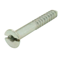 Steel Mirror Screw - 8 x 1" - Pack of 10