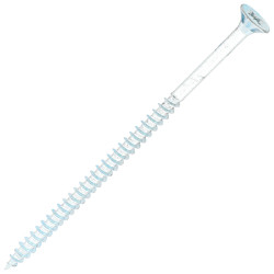 SiDAX General Purpose Pozi Countersunk Wood Screws - 5.0 x 100mm - Zinc Plated - Pack of 100