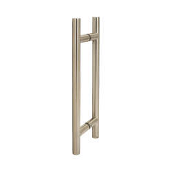 Altro 19mm T-Bar Door Pull Handle - Back to Back - 229mm Centres - Satin Stainless Steel