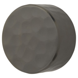 Alexander & Wilks Leila Hammered Round Cabinet Knob - 35mm Diameter - Dark Bronze