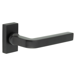 CRES by Frelan CR-104 uPVC Multipoint Door Handle on Rectangular Rose - Black