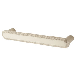 Hampstead Morley 19mm Bobbled D-Bar Cabinet Pull Handle - 1219mm Centres - Satin Nickel