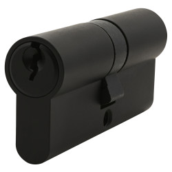 Touchpoint 5 Pin 70mm Euro Double Cylinder - 35 + 35mm - Matt Black - Keyed to Differ