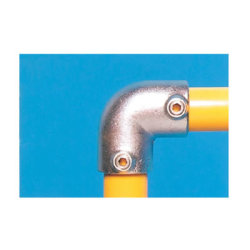 Elbow Connector - Key Clamp System - 90° - Galvanised