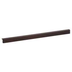 elfa Top Track System - Décor Shelf Fascia - 613 x 37 x 32mm - Walnut