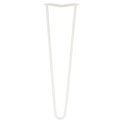 Altro Hairpin Leg - 2 Pin - 500mm Height - White - Pair
