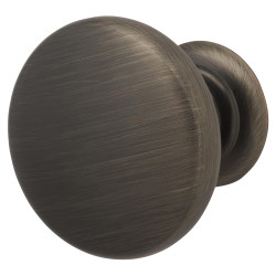 Crofts & Assinder Monmouth Round Cabinet Knob - 32mm Diameter - Brushed Iron