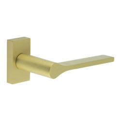 CRES by Frelan CR-105 uPVC Multipoint Door Handle on Rectangular Rose - Satin Brass