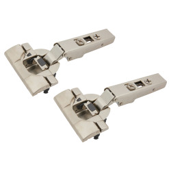 Blum CLIP Top INSERTA Soft Close Cabinet Hinge - 110° - Overlay - Zinc Plated - Pair