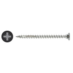 Reisser Cutter Pozi Countersunk Wood Screws - 4.0 x 16mm - Bright Zinc Plated - Pack of 200