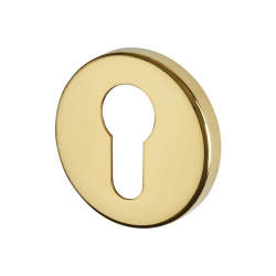 Hampstead Escutcheon - 52mm Diameter - Euro - PVD Brass