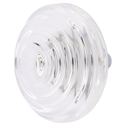 Altro Beehive Style Glass Cabinet Knob - 38mm Diameter - Polished Chrome