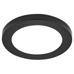 Forum Spa Tauri Magnetic Bezel for 12W Flush LED Bathroom Ceiling Light - Satin Black