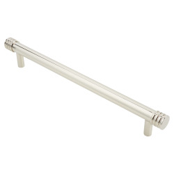 Frelan Hoxton Sturt 15mm T-Bar Cabinet Pull Handle - 224mm Centres - Polished Nickel