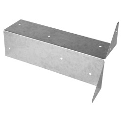 Arris Rail Fence Bracket - 225 x 60mm - Galvanised - Pack of 8