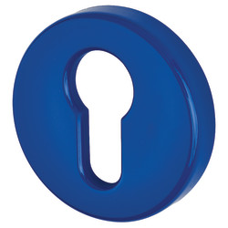 Hoppe AR600/27 Nylon Escutcheon - 52mm Diameter - Euro - Cobalt Blue - Pair