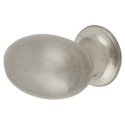 Altro Smooth Round Cabinet Knob - 25mm Diameter - Satin Nickel