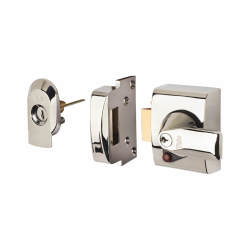 Yale PBS2 BS3621:2007 Nightlatch - 40mm Backset - Polished Chrome Case/Cylinder