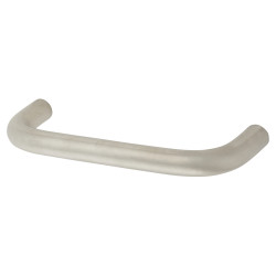 Altro 10mm D-Bar Cabinet Pull Handle - 96mm Centres - Satin Stainless Steel