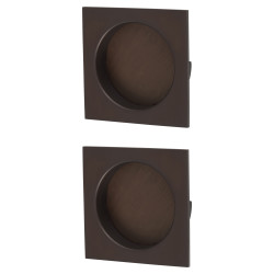 Heritage Brass by M Marcus Square Flush Pull Handles - Matt Bronze
