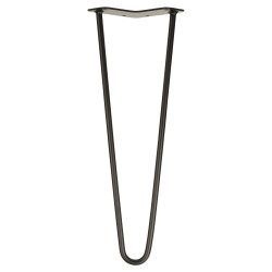 Altro Hairpin Leg - 2 Pin - 400mm Height - Black - Pair