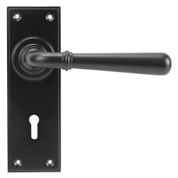 From The Anvil Aged Bronze Keyhole Door Handles - Newbury Range - 152 x 50mm