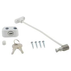 Cable Window Restrictor - White