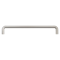 CRES by Frelan Satin Stainless Steel 19mm D-Bar Door Pull Handle - Screw Fix - 425mm c/c