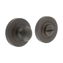 Burlington by Frelan Inner 1 Turn & Release with Plain Rose - 47mm Diameter - Dark Bronze