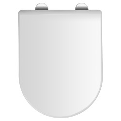 Croydex Malo Flexi-Fix Soft Close Toilet Seat - White
