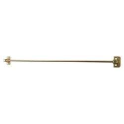 Altro Wardrobe Door Belt / Tie Rail - 380 x 30 x 21mm - Brass