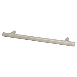 Altro 12mm T-Bar Cabinet Pull Handle - 160mm Centres - Satin Stainless Steel