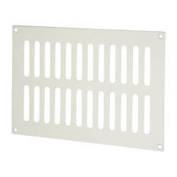 Touchpoint Plain Slotted Vent - 229 x 152mm - 6600mm² Free Air Flow - Satin Aluminium