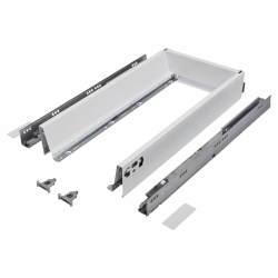 Blum TANDEMBOX ANTARO BLUMOTION Soft Close Drawer Pack - (H) 84mm x (D) 500mm x (W) 300mm - White